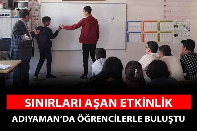 Yozgat Bozok Üniversitesi Fen Edebiyat Fakültesi Fizik Bölümü Öğretim Üyesi Prof. Dr. Mustafa Böyükata Adıyaman'da