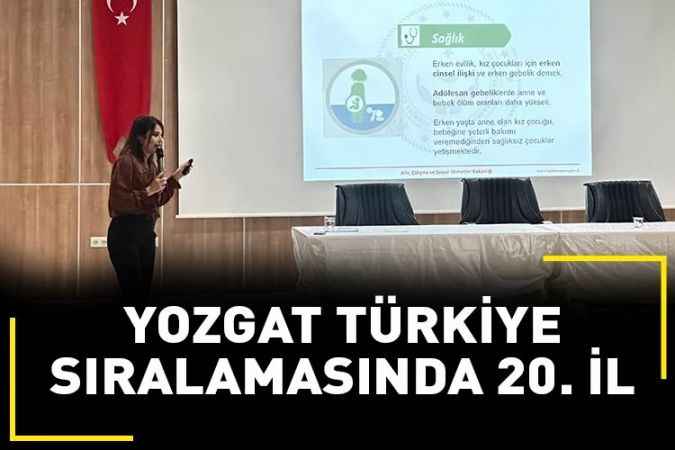 Yozgat'ın Çekerek İlçesi'nde Erken Yaşta ve Zorla Evliliklerle Mücadele Semineri