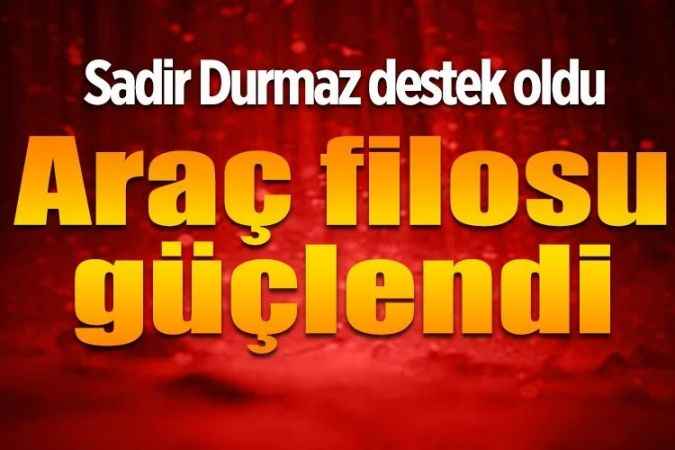 Yozgat’ın Sorgun İlçesi’ne Bağlı Çiğdemli Belediyesi Sadir Durmaz’ın Desteği İle Araç Filosunu Güçlendirdi