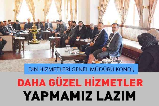 Din Hizmetleri Genel Müdürü Dr. Şaban Kondi Yozgat’ta Manevi Rehberleri Dinledi