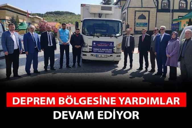 Yozgat'tan Deprem Bölgesine 3 Tır Yardım