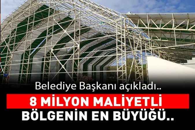 Yozgat'ın Çayıralan İlçesi'nde bölgenin en büyük halı sahası inşa ediliyor