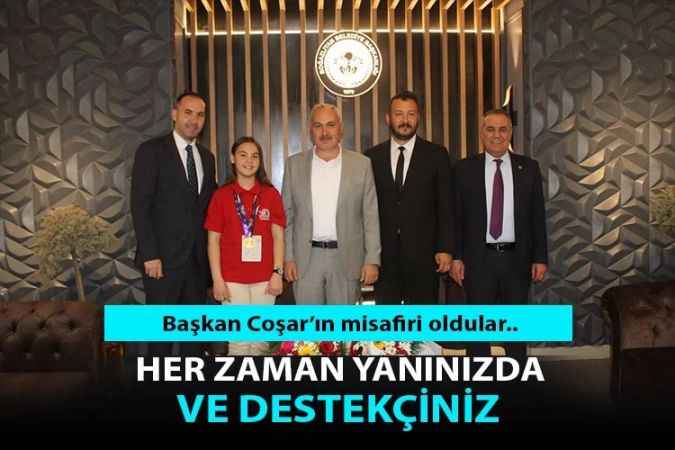 Teknofest’te Türkiye birincisi Boğazlıyan Belediye Başkanı Gökhan Coşar'ı ziyaret etti
