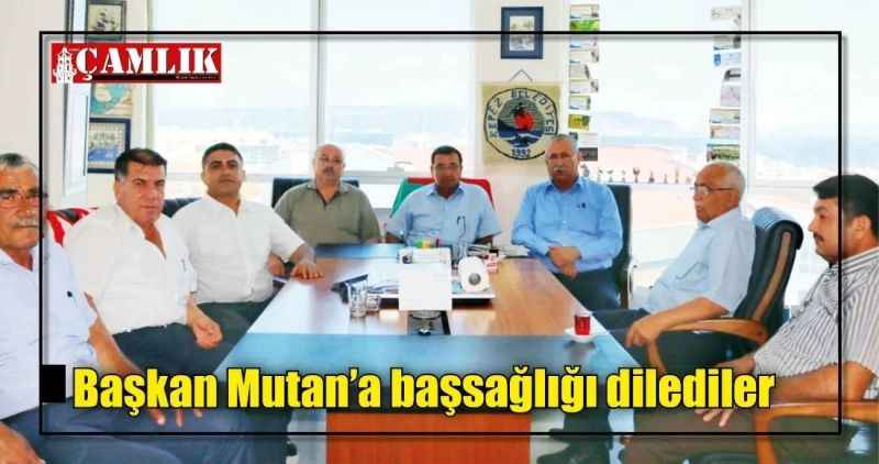 Başkan Mutan'a başsağlığı dilediler