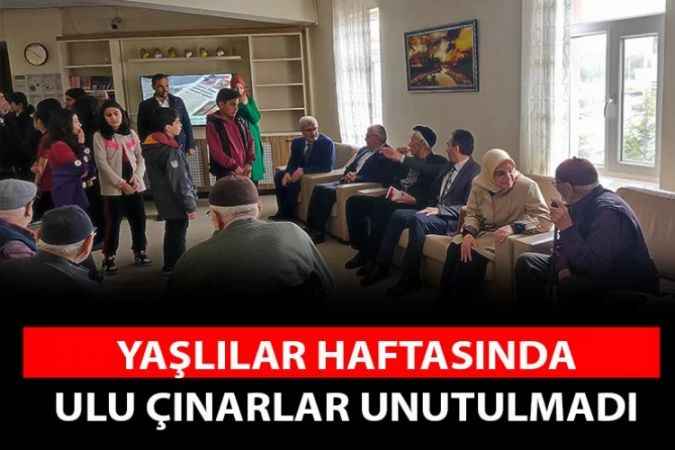Yozgat İl Müftülüğü ve öğrenciler Alparslan Türkeş Huzurevinde kalan ulu çınarları unutmadı