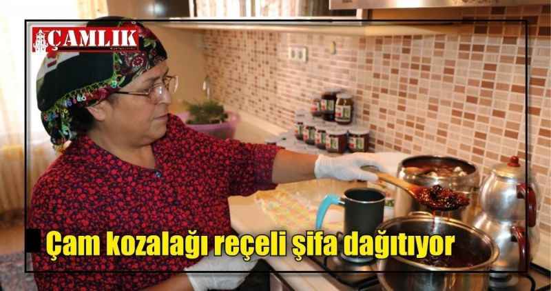Çam kozalağı reçeli şifa dağıtıyor
