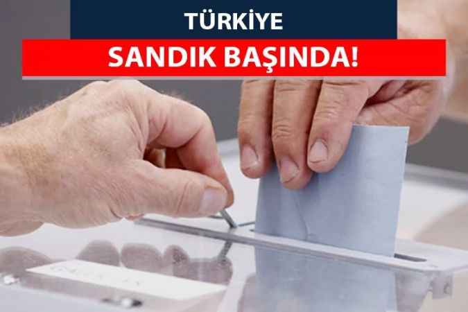 Türkiye Sandık Başında! 81 İlde Oy Verme İşlemi Başladı