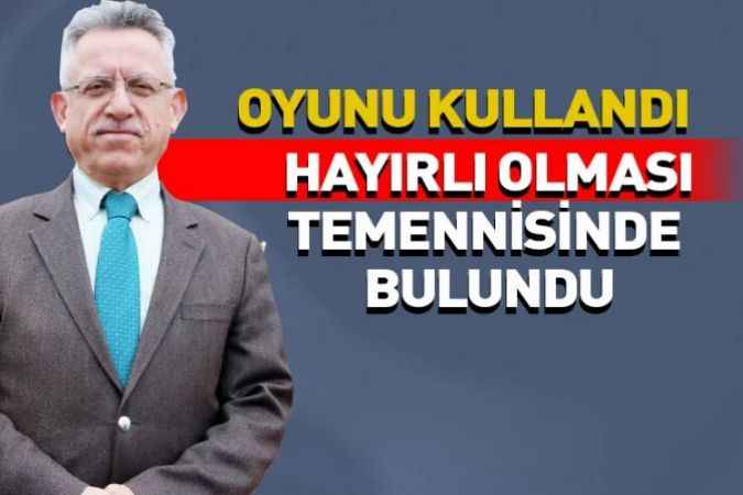 Yozgat eski belediye başkanı  Kazım Arslan oyununu kullandı
