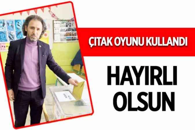 Büyük Birlik Partisi Yozgat Milletvekili Adayı  Mustafa Çıtak oyunu kullandı
