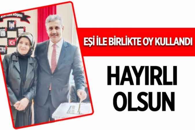 Yozgat Belediye Başkanı Celal Köse’de oyunu kullandı