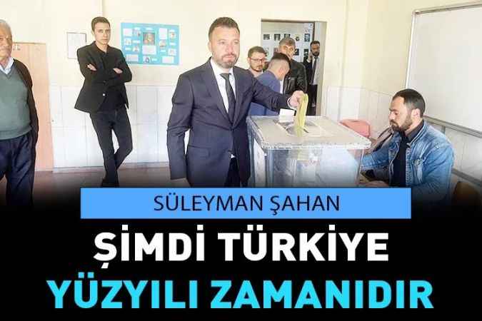 AK Parti Milletvekili Adayı Süleyman Şahan Oyunu Kullandı