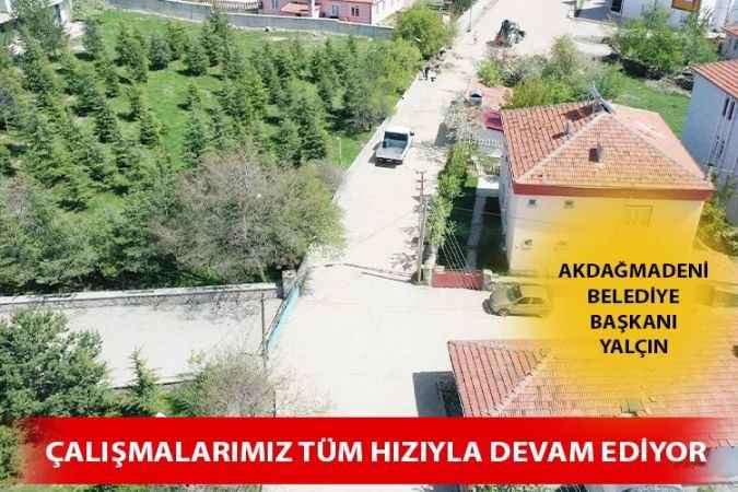 Yozgat Akdağmadeni Belediye Ekipleri Çalışmalarına Hız Kesmeden Devam Ediyor