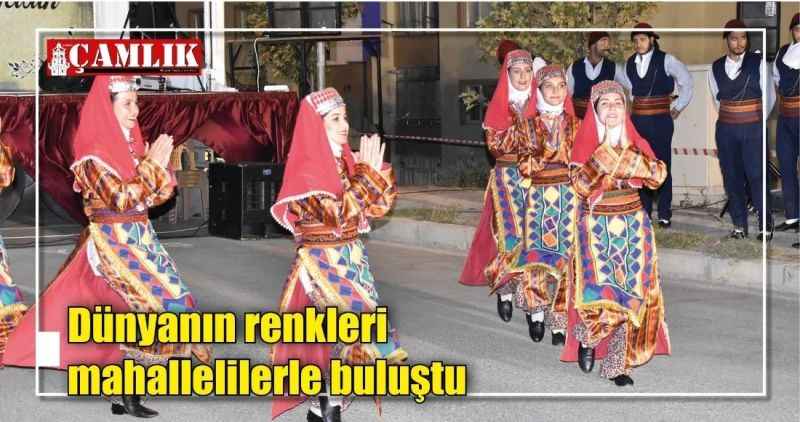 Dünyanın renkleri  mahallelilerle buluştu