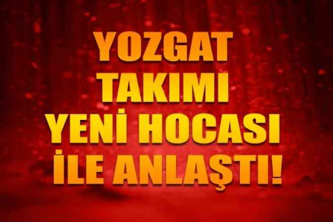 Yozgat 1. Amatör Küme Ligi takımlarında Çiğdemlispor yeni hocasını buldu