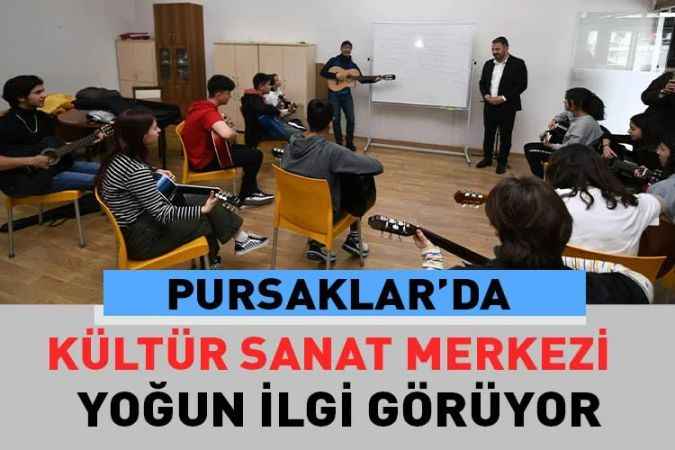 Pursaklar Belediyesi gençlerin gelişimi için kültür ,bilim spor, sanat alanında eğitim kursları, yoğun ilgi görüyor.