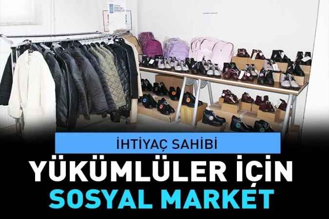 Yozgat Denetimli Serbestlik Müdürlüğü'nden İhtiyaç sahibi yükümlüler için  Sosyal market
