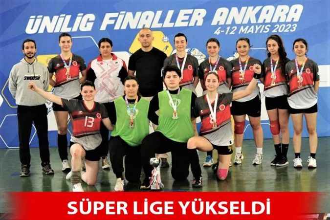 Yozgat Bozok Üniversitesi Kadın Hentbol takımı süper lige yükseldi