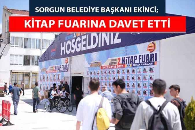 Sorgun Belediyesi Kitap Fuarı için hazırlıklarını tamamladı