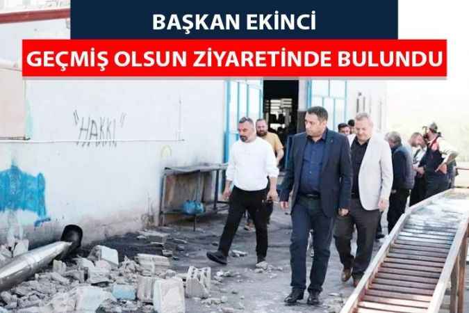 Sorgun Belediye Başkanı Ekinci, İş Yerleri Zarar Gören Esnafı Ziyaret Etti