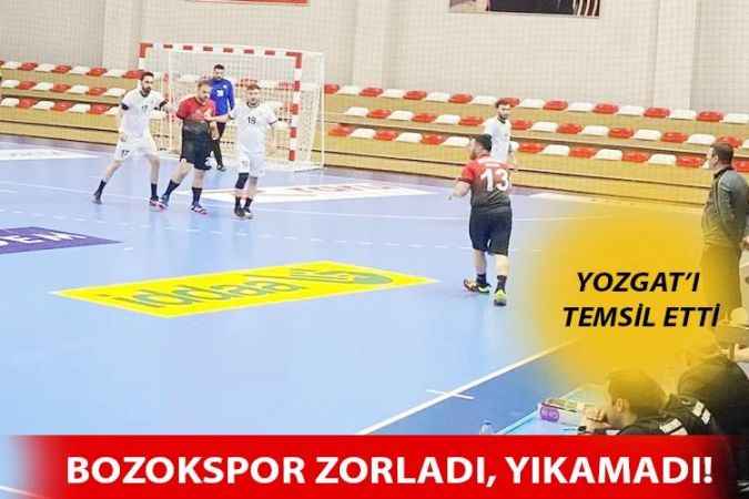 Yozgat Belediyesi Bozok Hentbolspor, Play-Off ikinci maçında Bahçelievler Belediyesi'ne 31-28 mağlup oldu