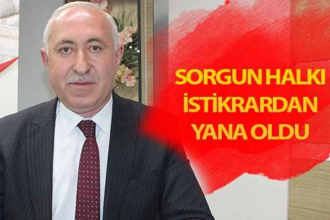 Ak Parti Sorgun İlçe Başkanı Mesut Kılıç, Sorgun halkı olarak Cumhurbaşkanımızın seçilmesi için çalışıyoruz