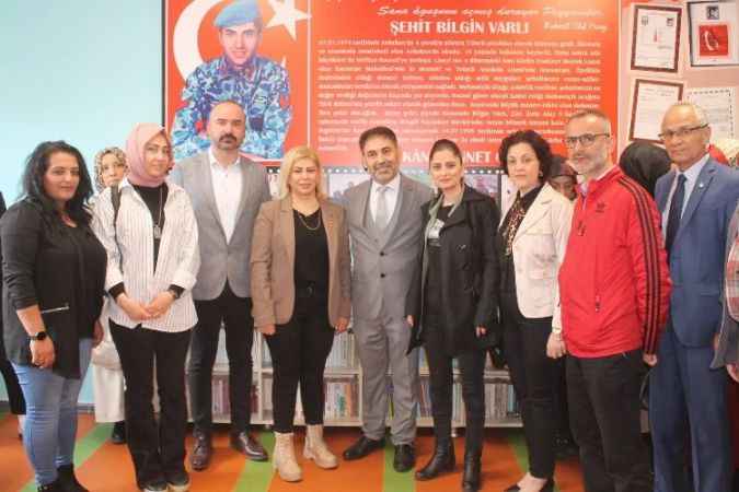 Yozgatlı hemşehrimiz Şehidimizin ismini kütüphanede yaşatıyor