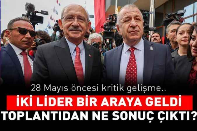 CHP Lideri Kılıçdaroğlu'ndan, Zafer Partisi Genel Başkanı Özdağ’a ziyaret