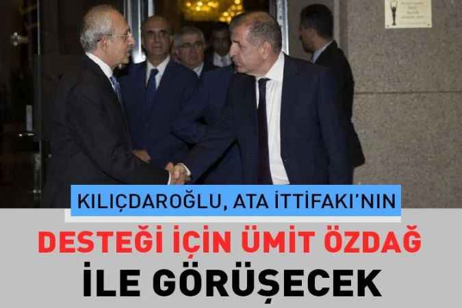 Kemal Kılıçdaroğlu, Zafer Partisi Genel Başkanı Ümit Özdağ ile Cumhurbaşkanlığı 2.tur seçimine yönelik,  Zafer Partisi Genel Merkezi'nde görüşecek.
