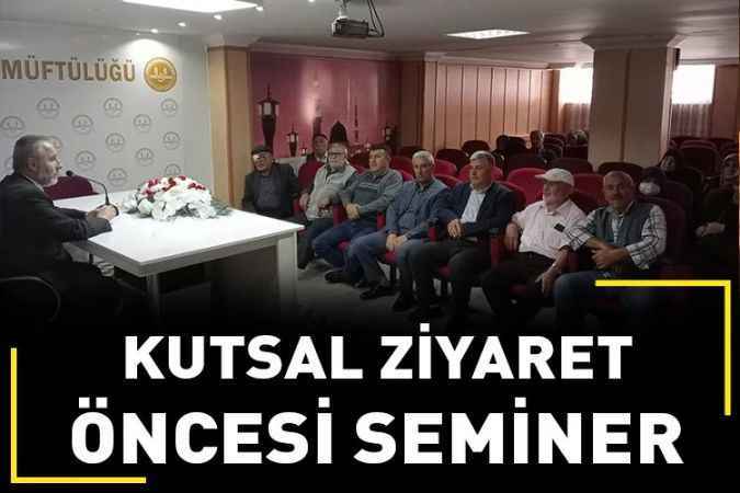 Yozgat Sarıkaya Müftülüğü tarafından Hac semineri düzenlendi