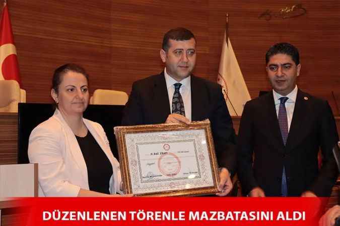 MHP Kayseri Milletvekili Yozgatlı Hemşehrimiz Baki Ersoy mazbatasını aldı