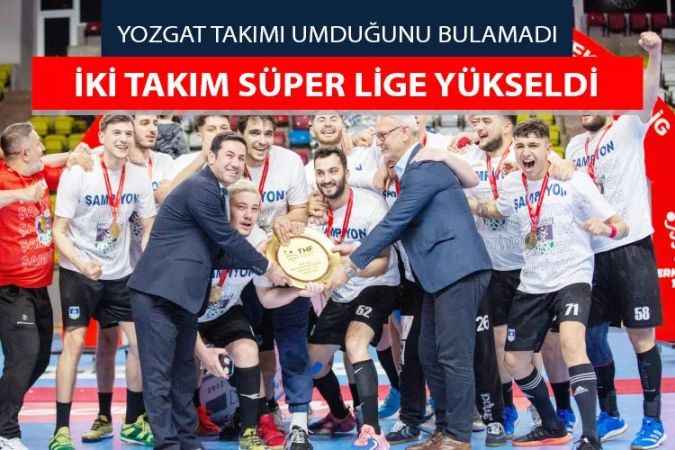Bahçelievler Belediye Spor ile Konya Büyükşehir Belediyespor, Erkekler Süper Ligi'ne yükseldi