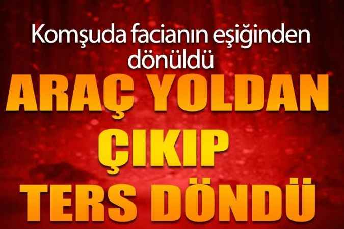Sivas'ta seyir halindeki araç Yoldan çıkıp ters döndü: 5 yaralı