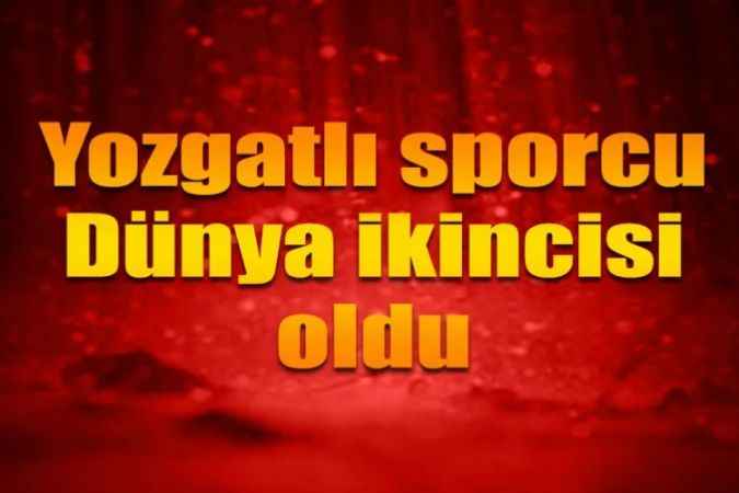 Yozgat Belediyesi Bozokspor Kick Boks kulübü sporcusu Mustafa Kaan Zararsız Dünya ikincisi oldu