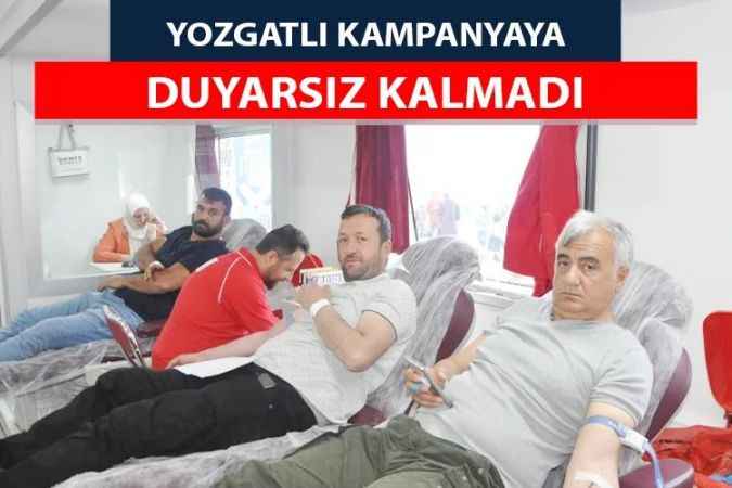 Yozgat’ın Sorgun İlçesinde Halktan Kan Bağışına Yoğun İlgi