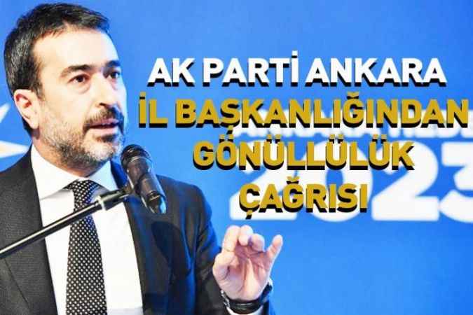 AK Parti'den Sandıklara Gönüllü Olun Çağrısı