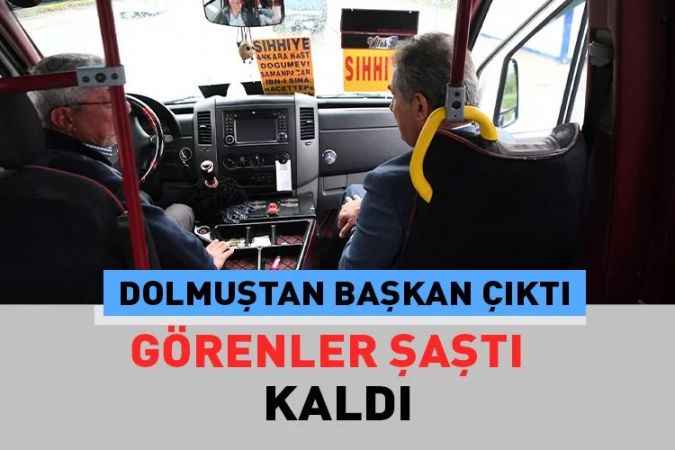 Mamak Belediye Başkanı Murat Köse Dolmuşa Bindi, Esnafı Ve Vatandaşı Dinledi