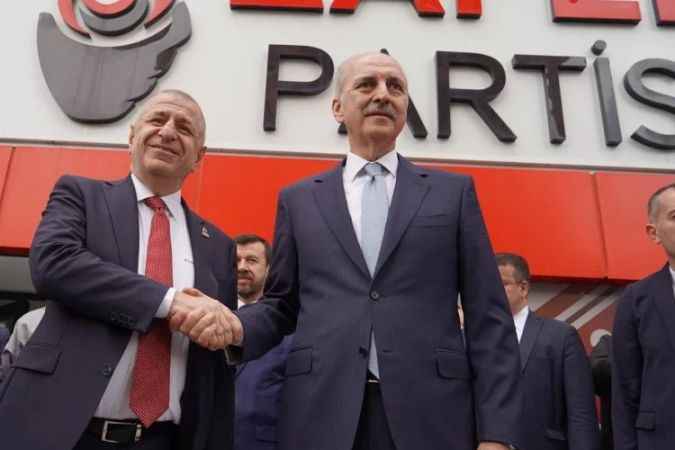 AK Parti Genel Başkanvekili Kurtulmuş, Zafer Partisi Genel Başkanı Özdağ ile görüştü