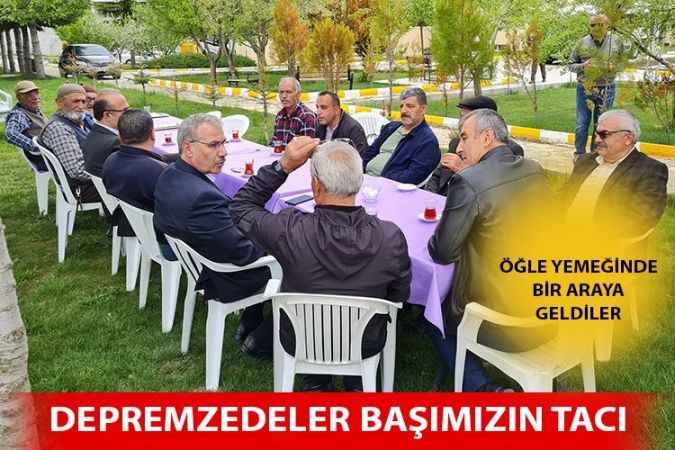 Yozgat’ta depremzede vatandaşlarla bir araya geldiler