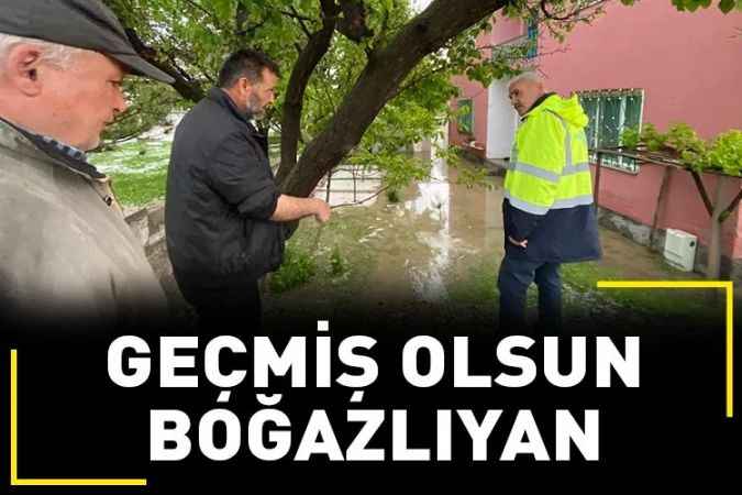 Yozgat'ın Boğazlıyan İlçesi'nde geçtiğimiz gün meydana gelen dolu yağışı ekili alanlara zarar verdi