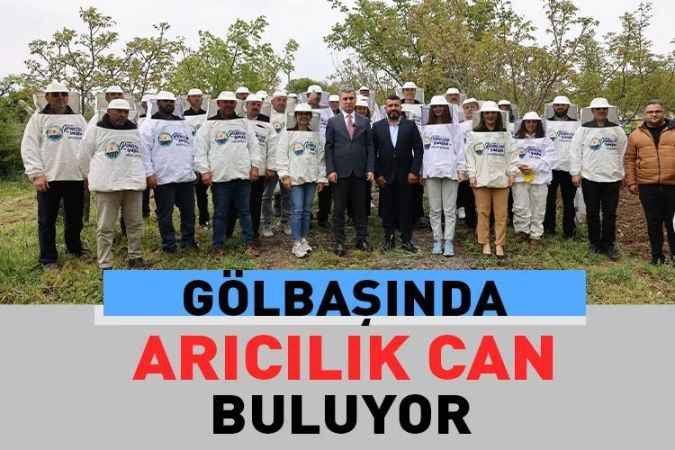 Gölbaşı Belediye Başkanı Ramazan Şimşek, Arıcılık kursu sertifika törenine katıldı
