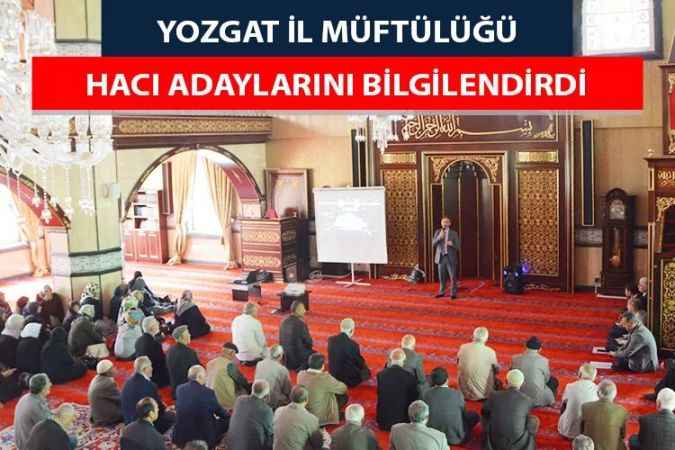 Yozgat İl Müftülüğü Kutsal Yolculuk Öncesi Vatandaşlara Seminer Verdi