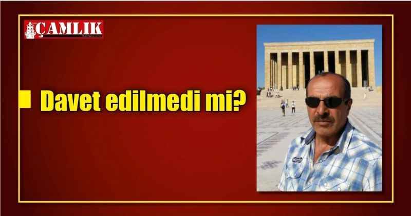 Davet edilmedi mi?