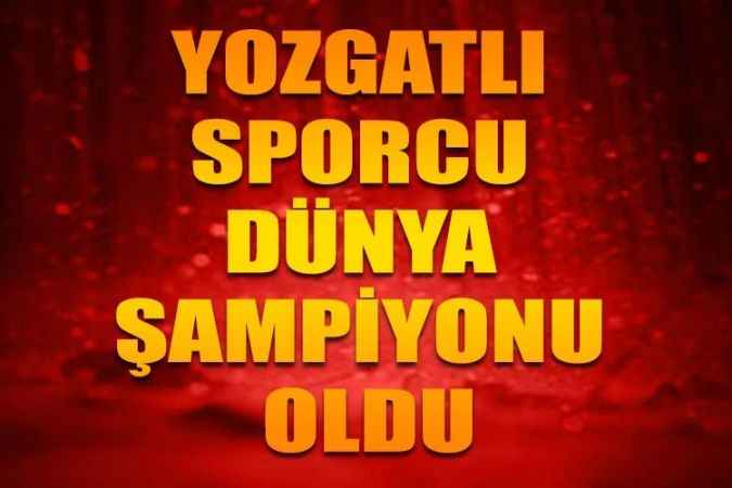 Akdağmadeni Belediyespor Kick Boks takımı sporcusu Rabia Karadaş Dünya şampiyonu oldu