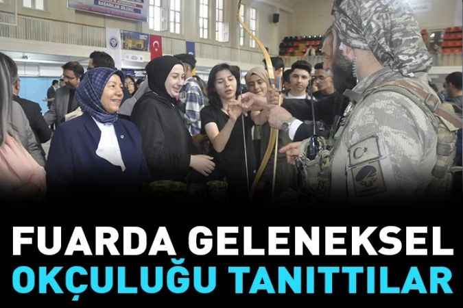 Yozgat Bozok Üniversitesi ev sahipliğinde Üniversite Tanıtım Fuarında geleneksel okçuluğu tanıttılar
