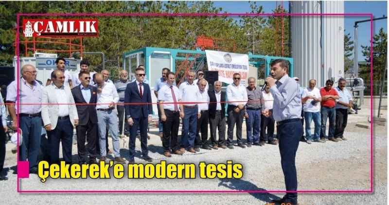 Çekerek'e modern tesis