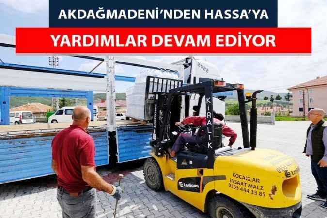 Yozgat’ın Akdağmadeni İlçesinden Deprem Bölgesine Yardımlar Devam Ediyor