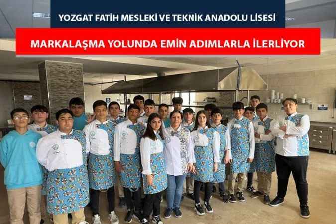 Yozgat Fatih Mesleki ve Teknik Anadolu Lisesi, Kozalak Catering Yemeğin Liselisi isimli yemeği tescillendi