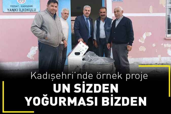 Yozgat'ın Kadışehri İlçesi’nde örnek proje