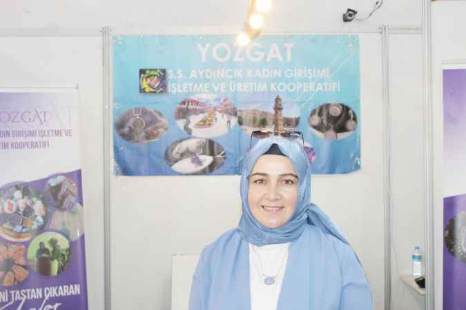 Yozgat’ın Aydıncık İlçesi Kadın Girişim Kooperatifi Fuarda Yerini Aldı