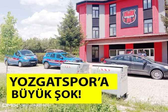 Yozgatspor 1959 FK’nın tesislerine hırsız girdi